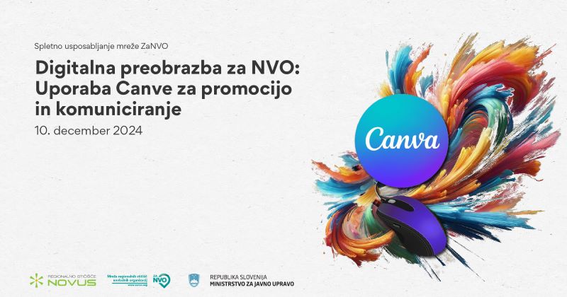 Digitalna preobrazba za NVO: Uporaba Canve za promocijo in komuniciranje