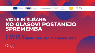Dogodek: Vidne in slišane - ko glasovi postanejo sprememba