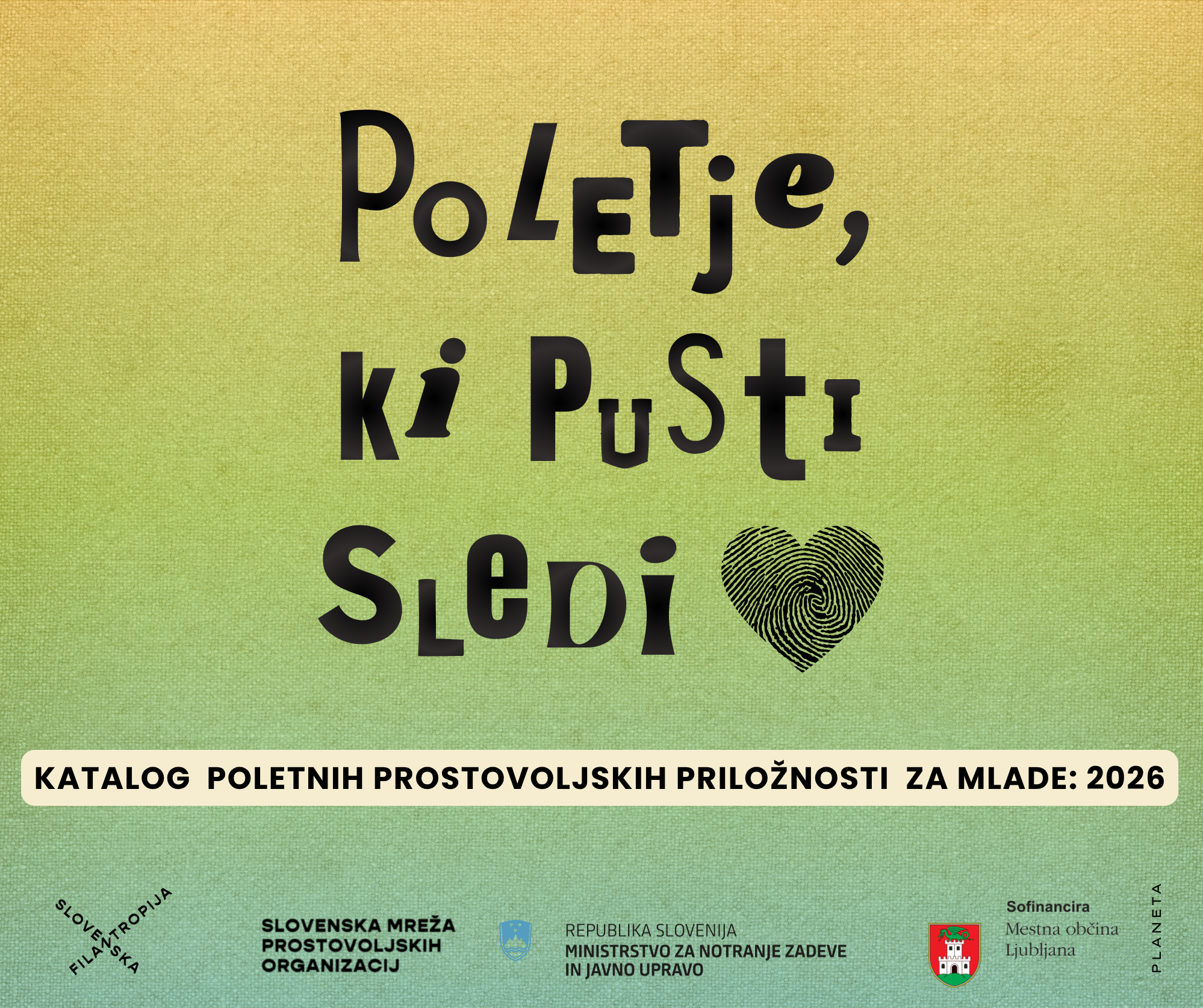Poletje, ki pusti sledi: Katalog poletnih prostovoljskih priložnosti za mlade 2026