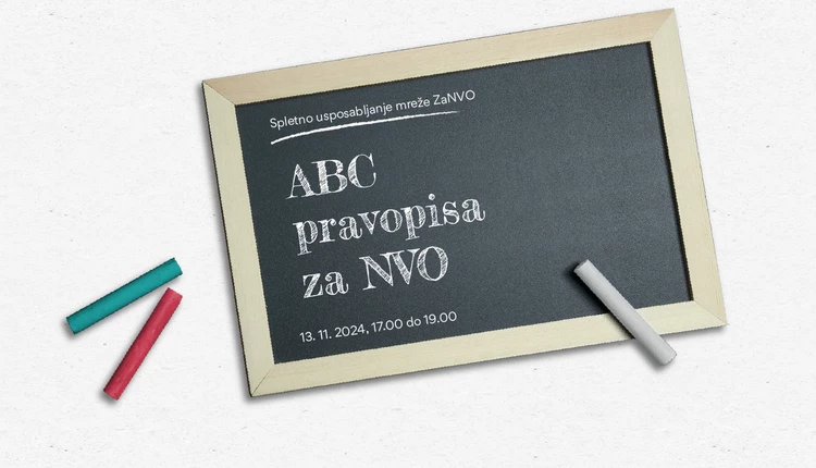 Delavnica ABC pravopisa za NVO