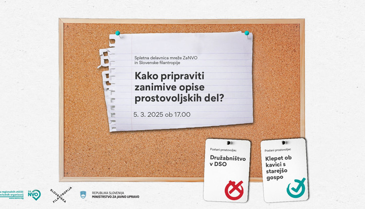 Kako pripraviti zanimive opise prostovoljskih del?