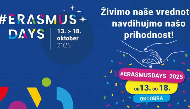 Erasmus dnevi 2025: Vabljeni k sodelovanju