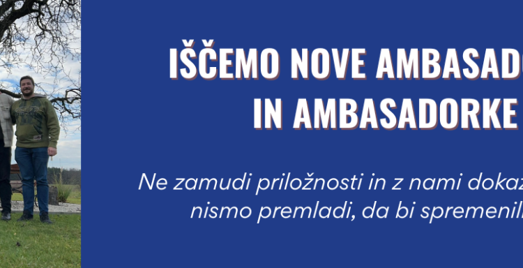 POSTANI AMBASADOR_KA 12. CIKLA MLADINSKEGA DIALOGA