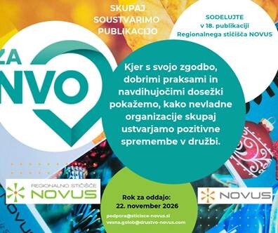 Povabilo k sodelovanju v 18. publikaciji Regionalnega stičišča NOVUS