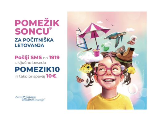 Pomežik soncu®: Omogočimo počitnice vsem otrokom