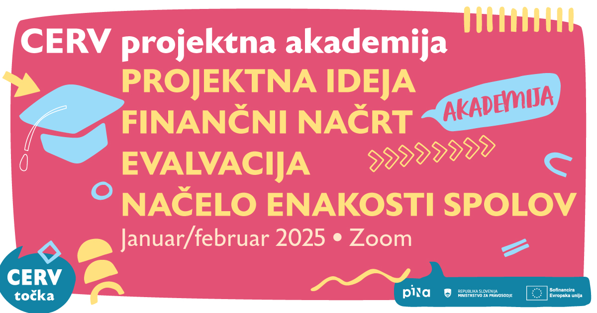 Projektna akademija programa CERV (Državljani, enakost, pravice in vrednote) 2025